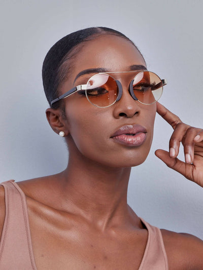Bohten Aristotle Gold Rosewood Sun - Orange Gradient - Shopzetu