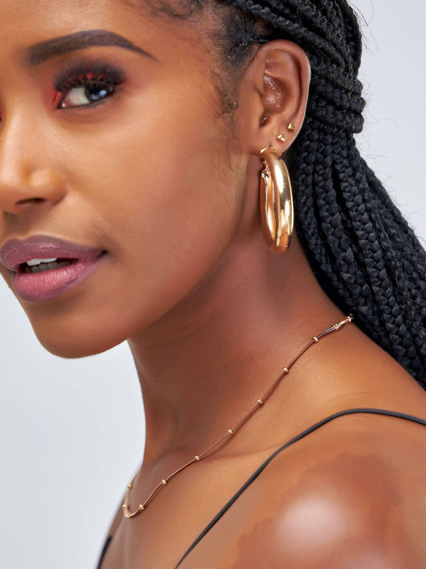 Nailu Maxi Loops - Gold - Shopzetu