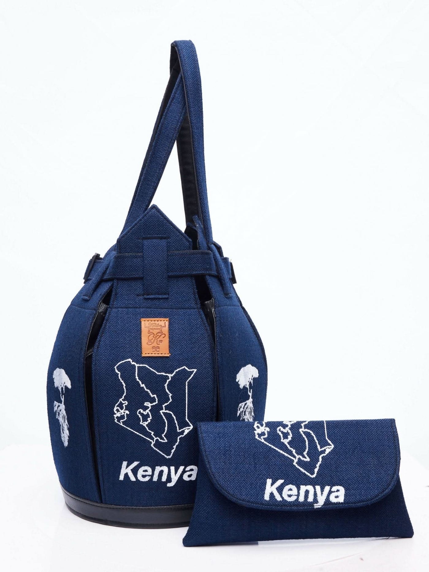 Kuldra Pineapple Spike Handbag - Blue - Shopzetu