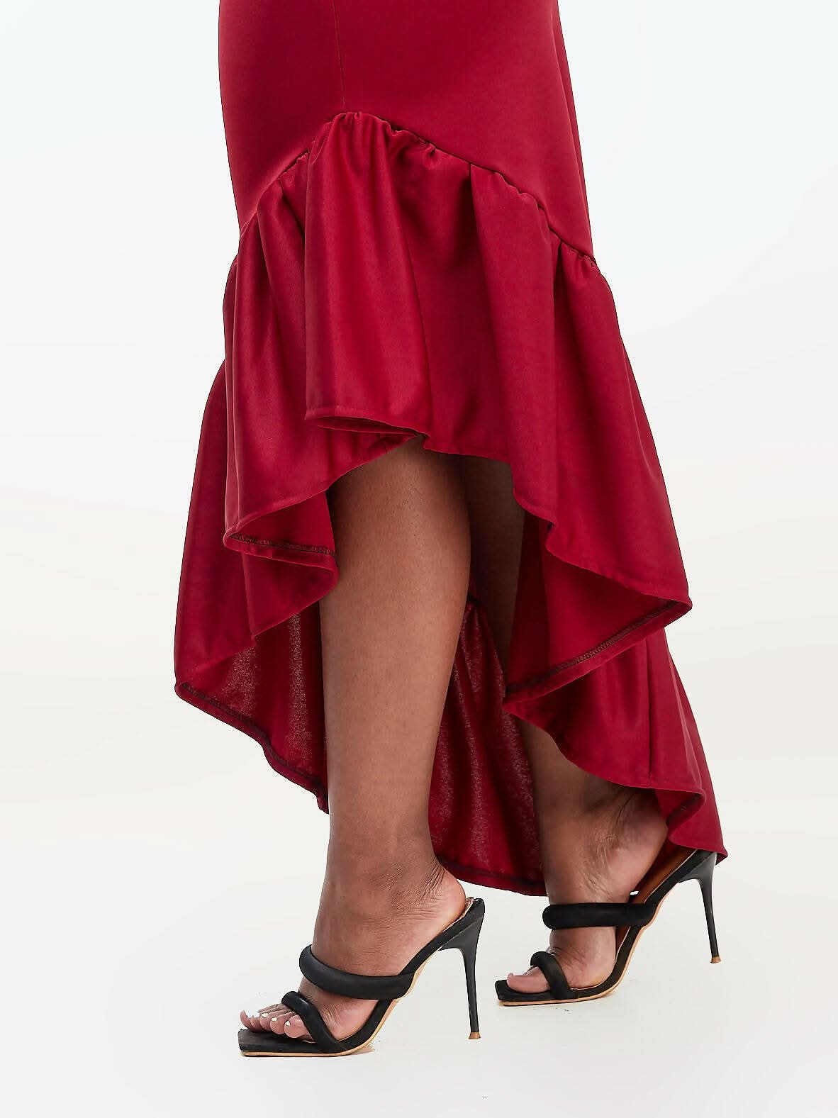 Da'joy Fashions Diva Maxi Dress - Maroon - Shopzetu