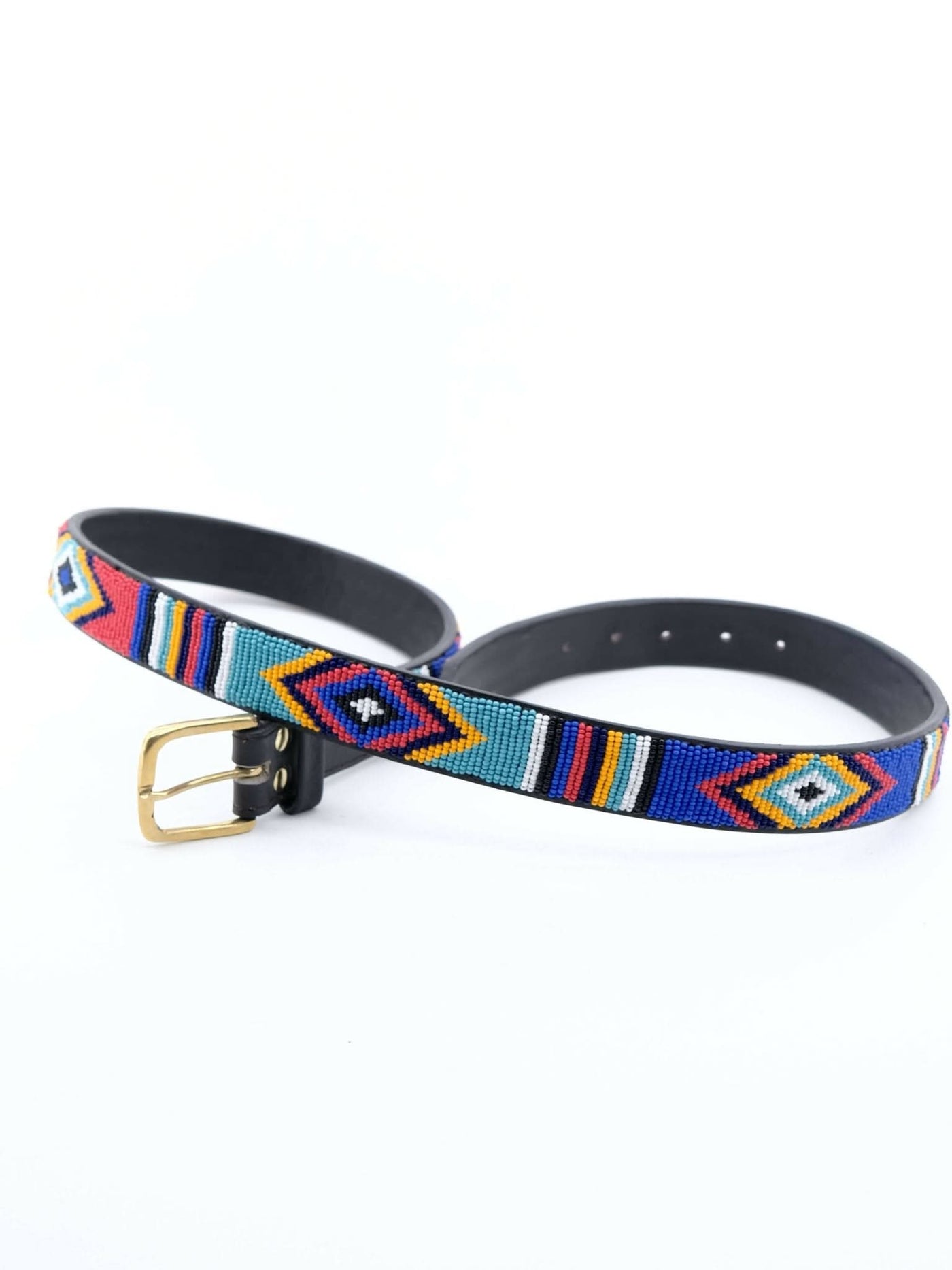 Azu's Casual 3cm Width Beaded Belt B17-3 - Shopzetu
