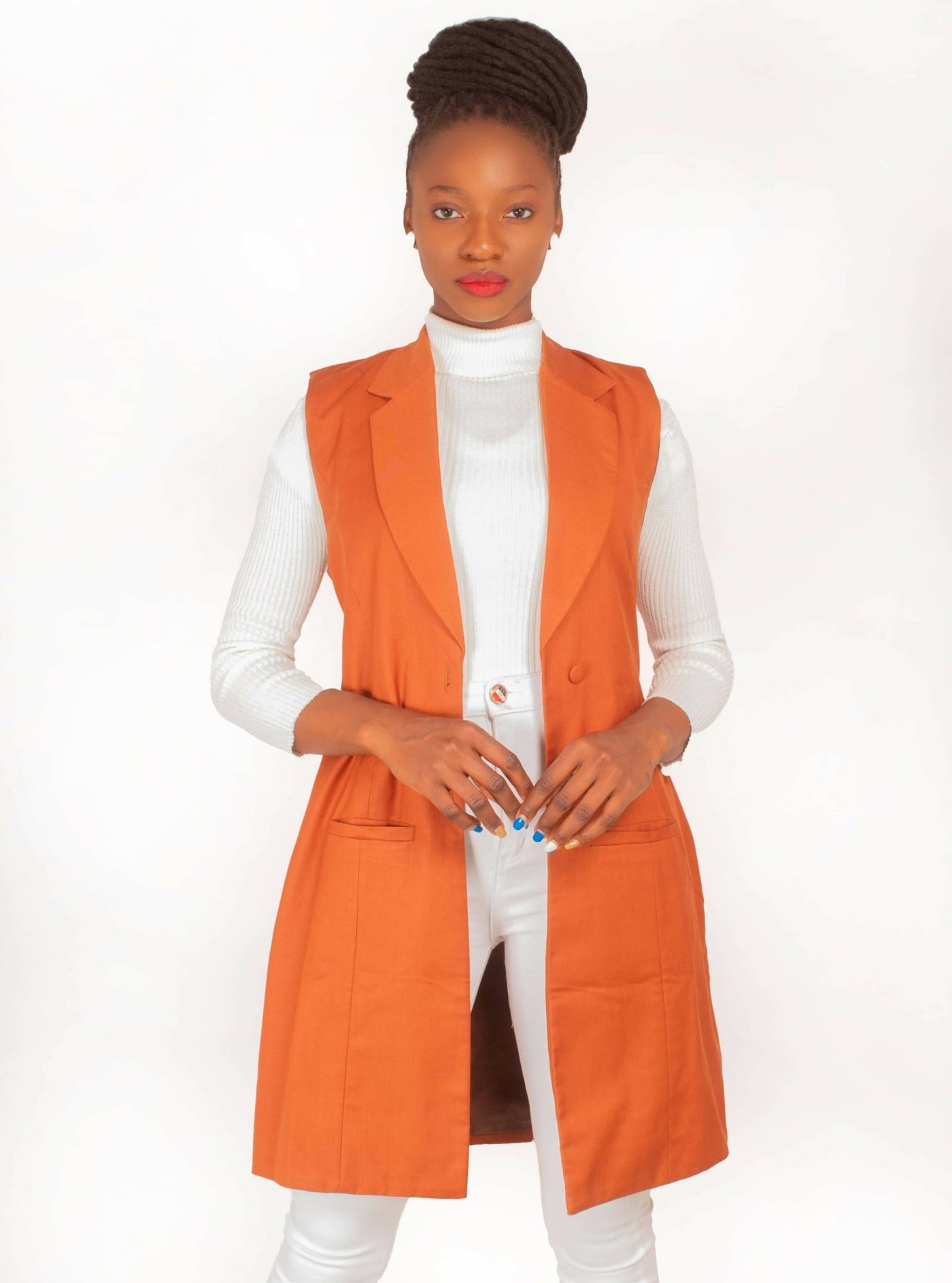 Da'joy Fashions Hathor Coat - Brown - Shopzetu