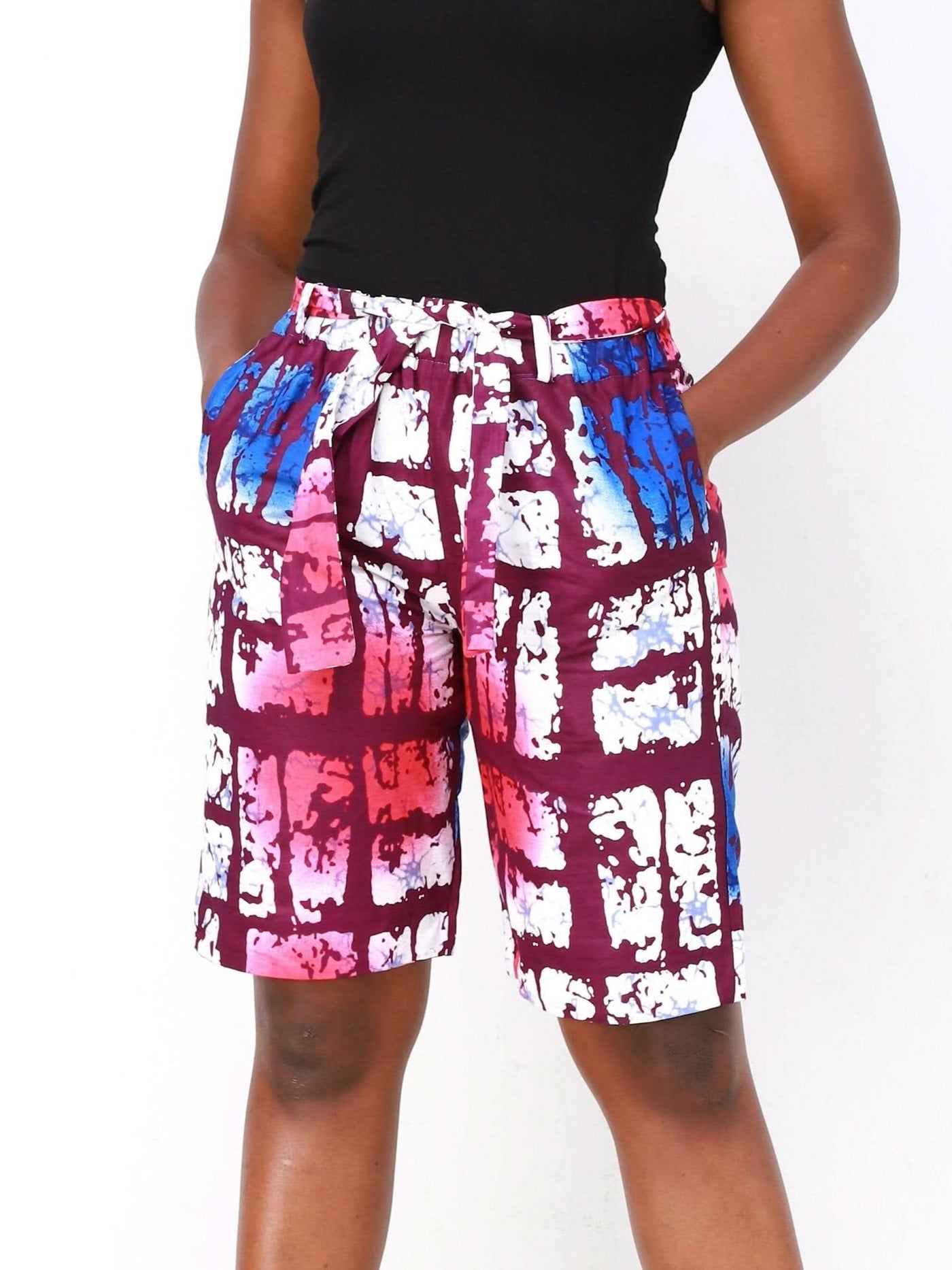 Ancestral House DD Marrella Shorts - Purple - Shopzetu