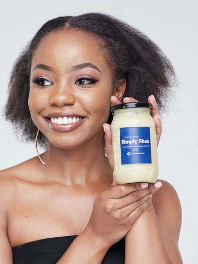 The M Collective Pure Ugandan Shea Butter - 500ml - Shopzetu