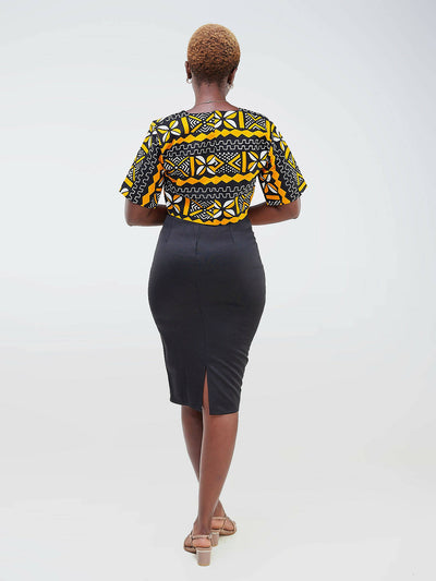 Da'joy Fashions Athena Pencil Skirt - Black - Shopzetu