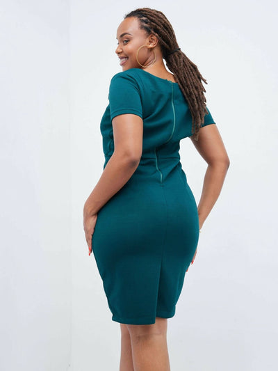 Da'joy Fashions Official Dress - Green - Shopzetu