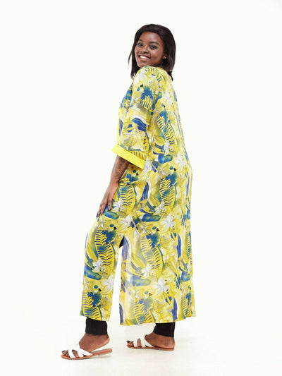 Dewuor Fern Cover Up - Yellow - Shopzetu