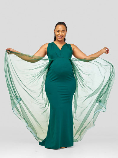 Vintlyne Jojo Dress - Emerald Green - Shopzetu