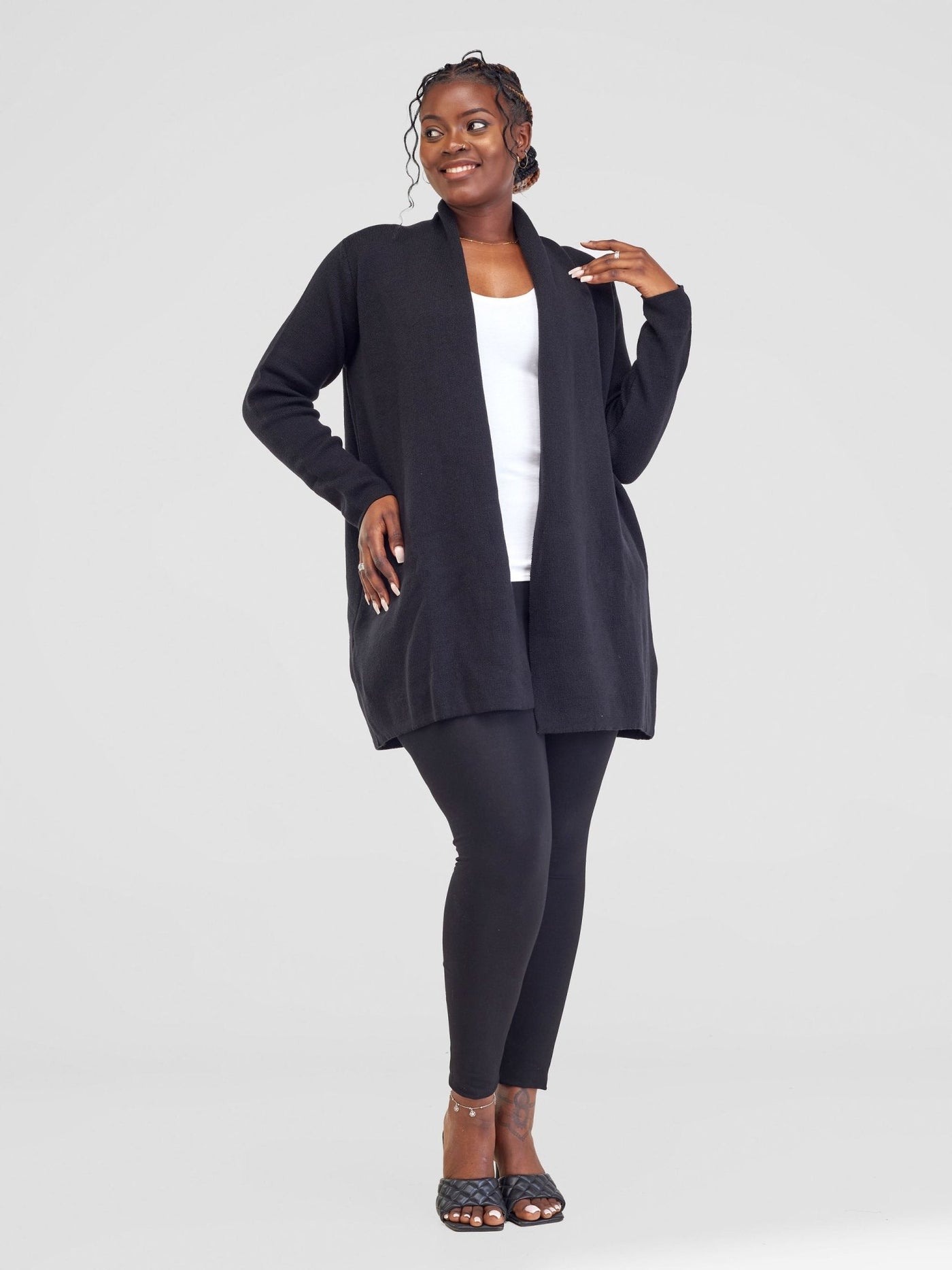 Vivo Pana Short Waterfall - Black - Shopzetu