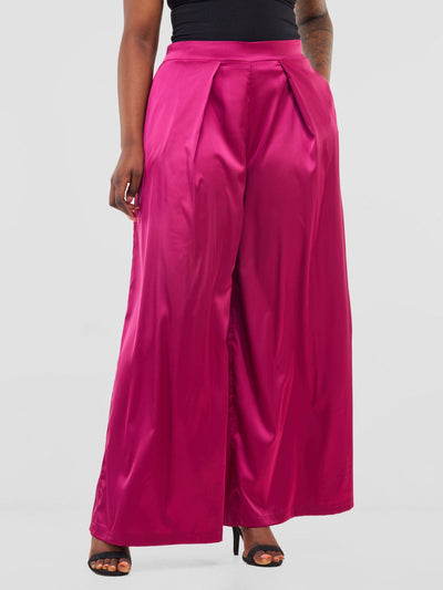Vivo Sanyu Pleated Pants - Purple - Shopzetu