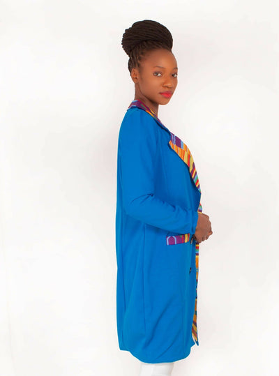 Da'joy Fashions Bastet Coat - Blue - Shopzetu