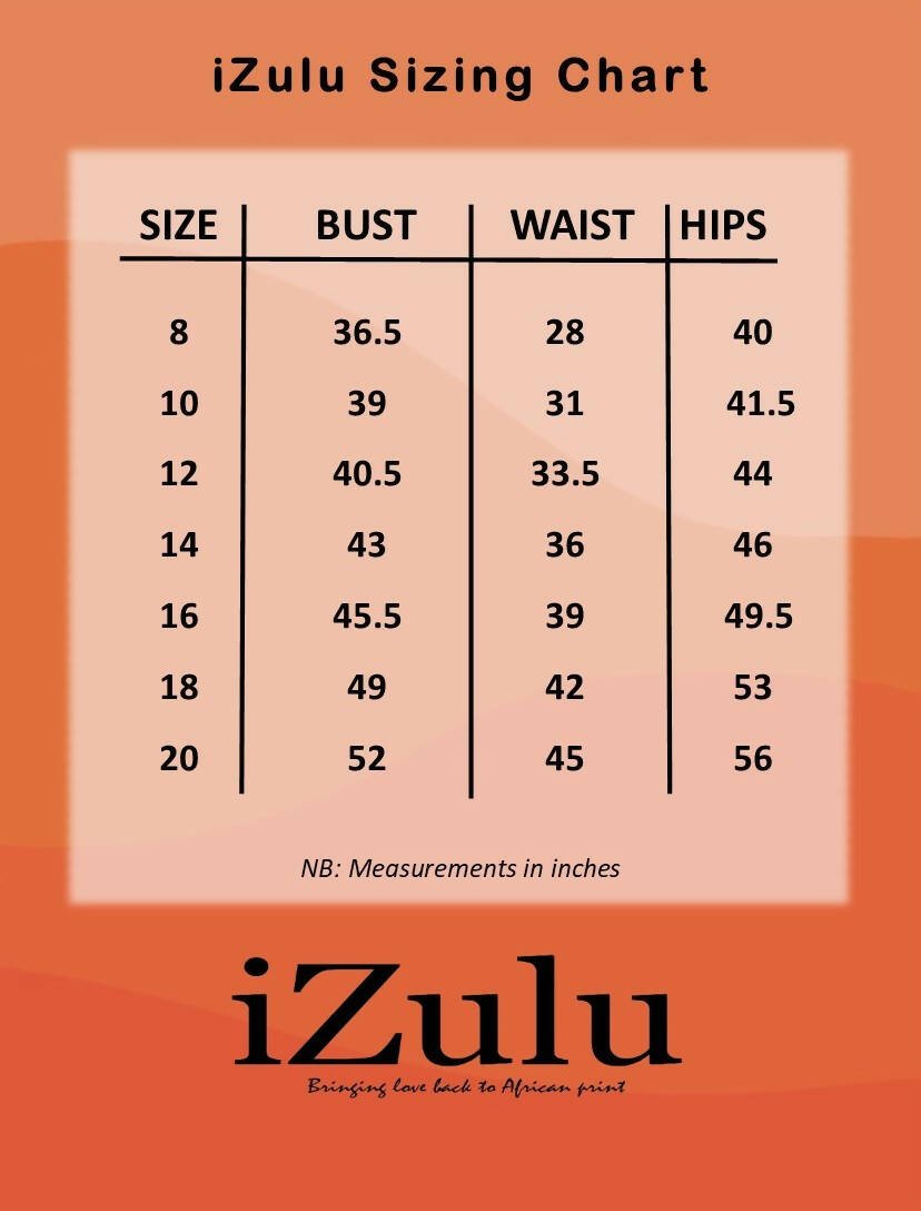 Izulu Mapia Kaftan Dress - Red - Shopzetu