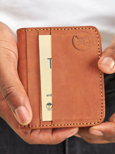 Mubi Leather Tajiri Men's Leather Wallet - Brown - Shopzetu
