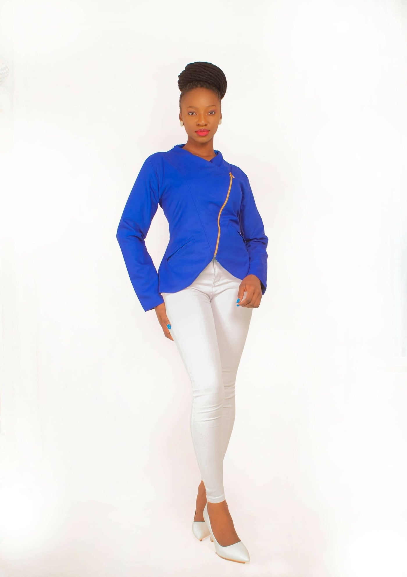 Da'joy Fashions Anubis Coat - Blue - Shopzetu