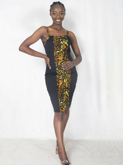Da'joy Fashions Manaus Dress - Black - Shopzetu