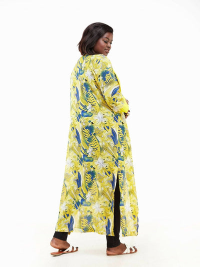 Dewuor Fern Cover Up - Yellow - Shopzetu