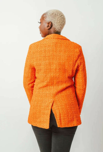 SZD Amber Blazer - Orange - Shopzetu