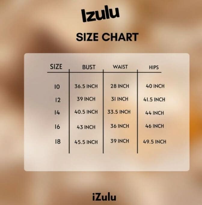 Izulu Latika Crop Top Only - Blue - Shopzetu