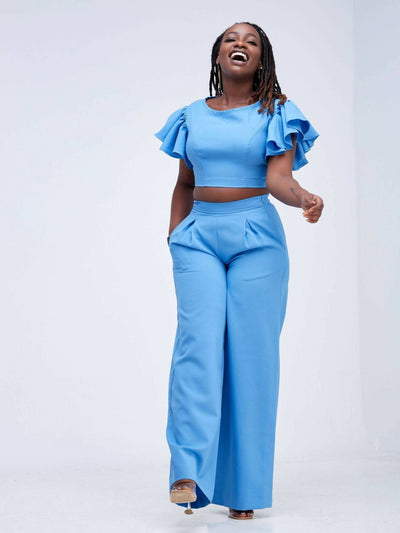 Izulu Latika Pants Only - Blue - Shopzetu