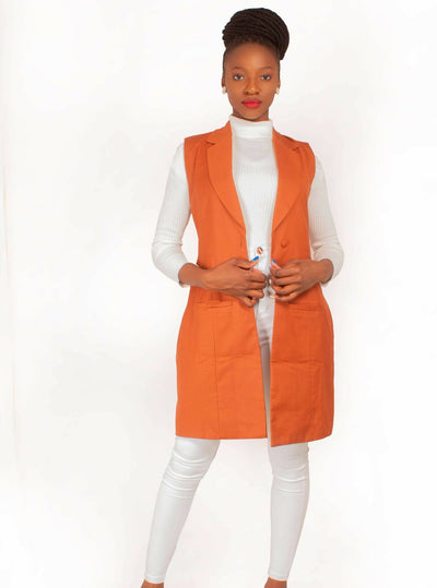 Da'joy Fashions Hathor Coat - Brown - Shopzetu