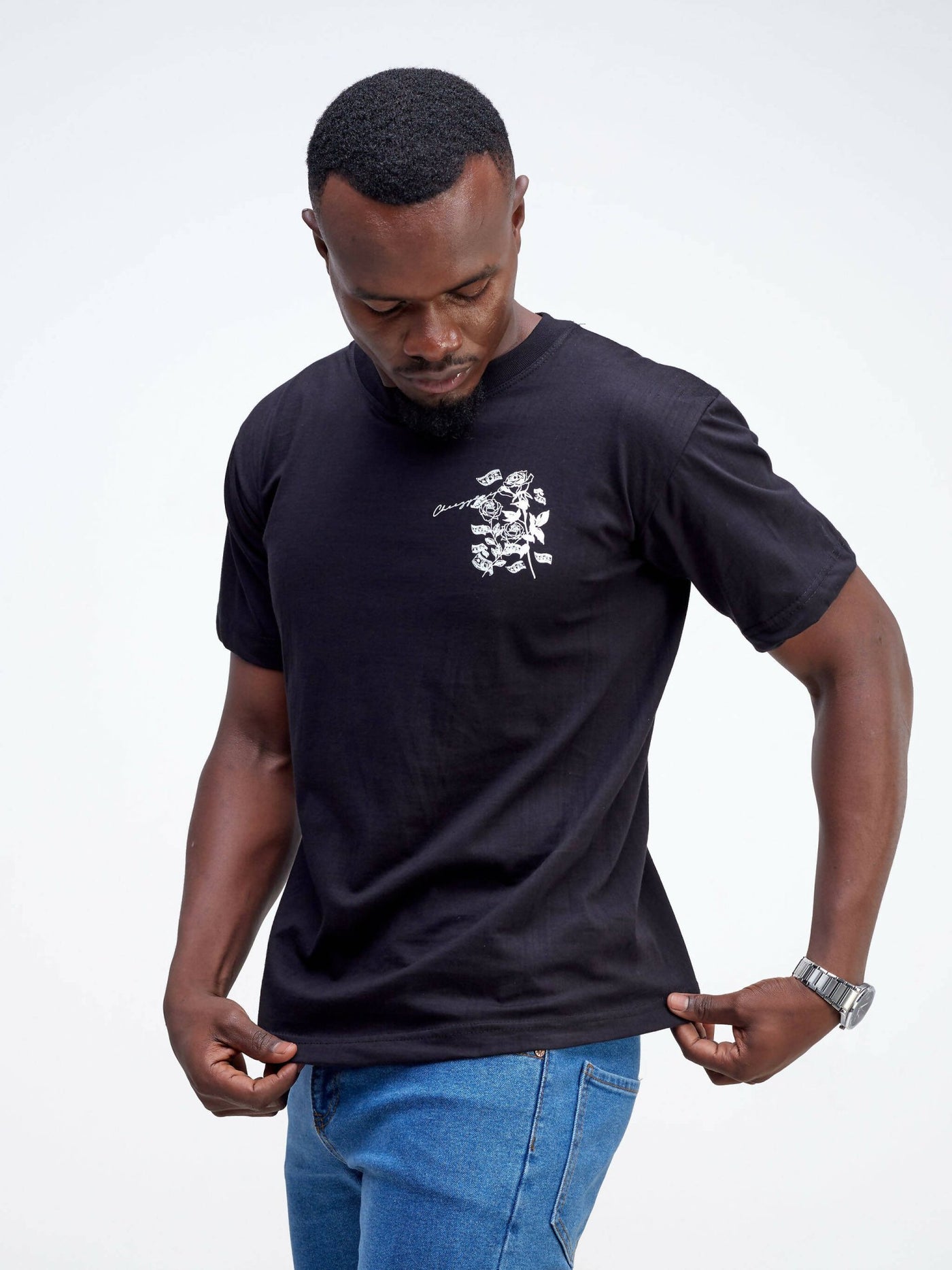 Cheezydrip Love & Money T-shirt - Black - Shopzetu