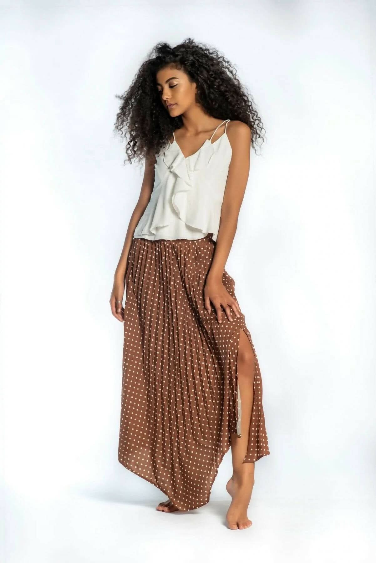 Hekaya Sleeveless Camisole - White - Shopzetu