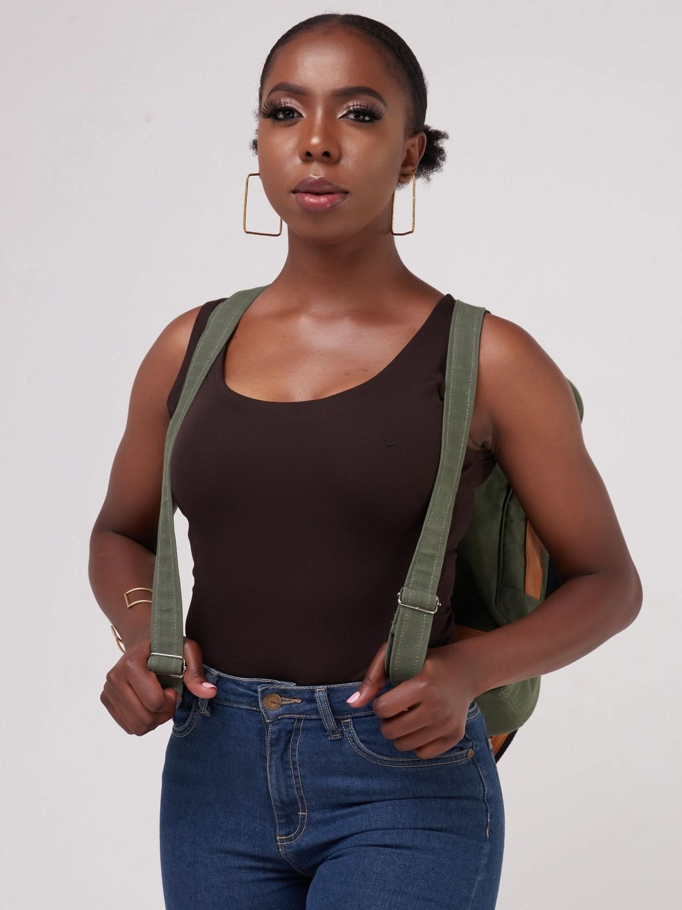 Jeilo Leather Monkey Bag - Hunters Green - Shop Zetu Kenya