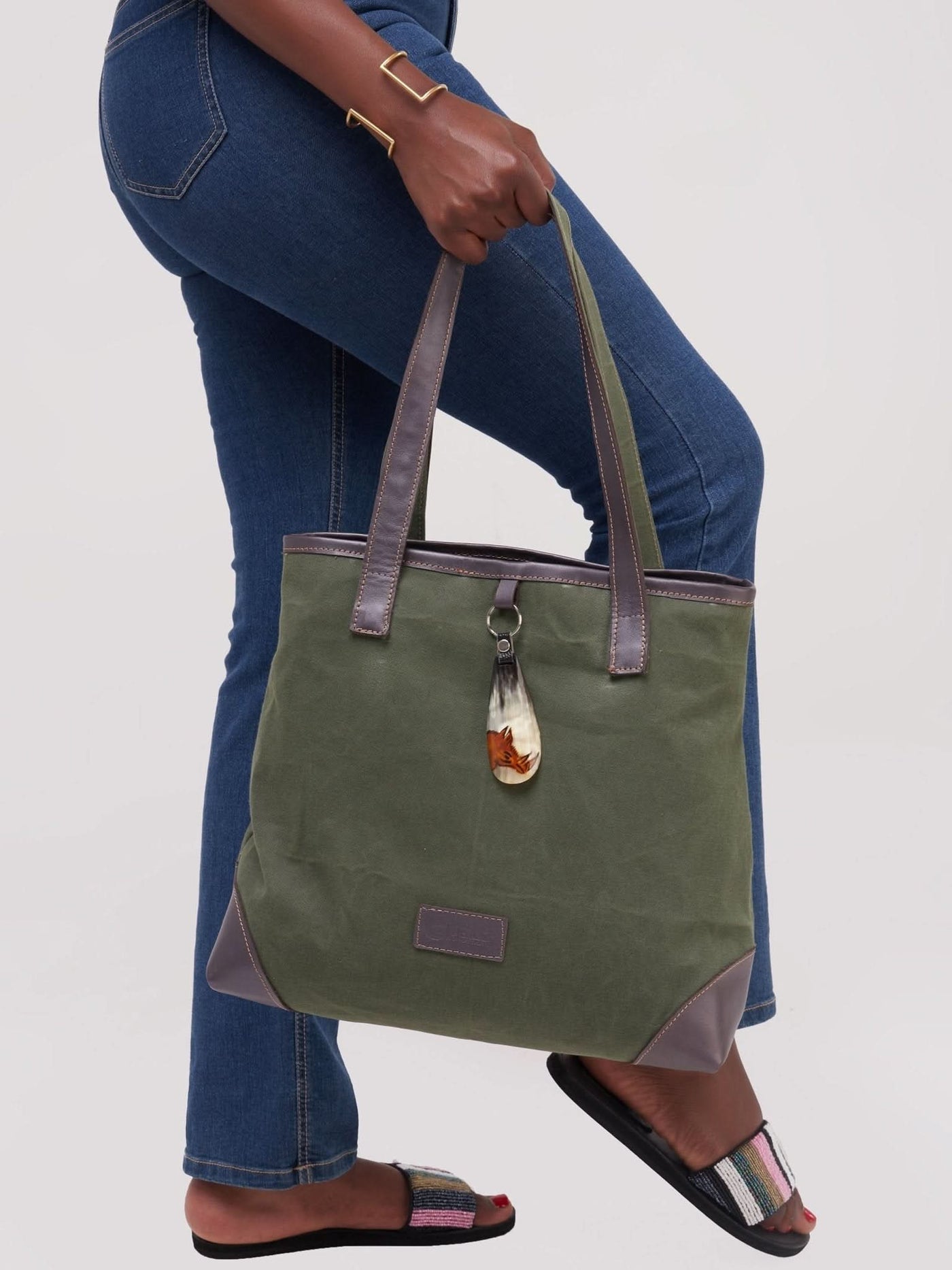 Jeilo Mutheu Bag - Hunters Green - Shop Zetu Kenya