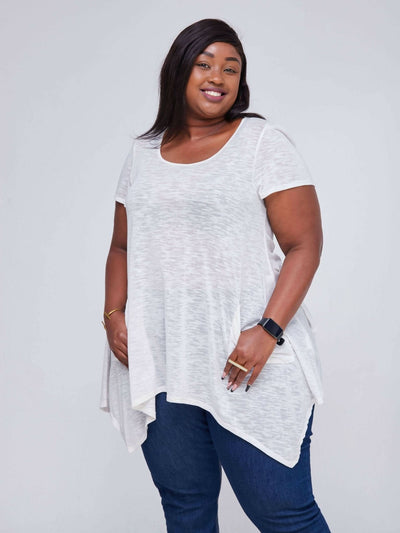 Lamazi Collections Cotton Top - White - Shop Zetu Kenya