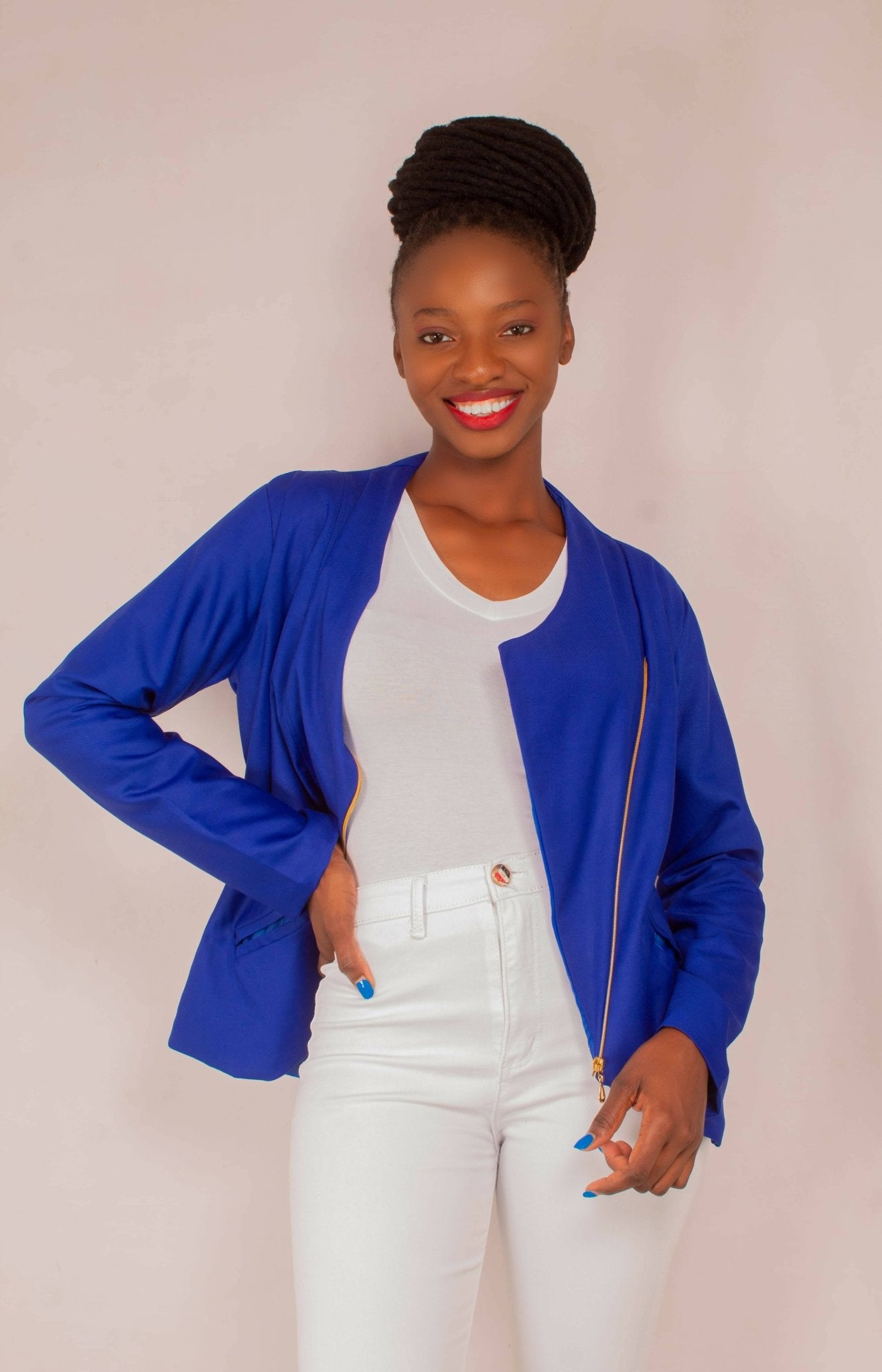 Da'joy Fashions Anubis Coat - Blue - Shopzetu