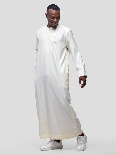 Nefpatra Biya Kanzu - Cream - Shopzetu