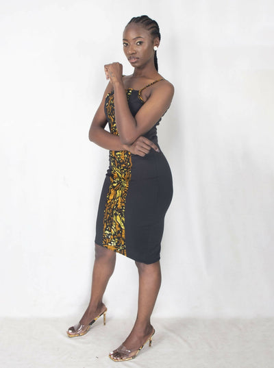 Da'joy Fashions Manaus Dress - Black - Shopzetu