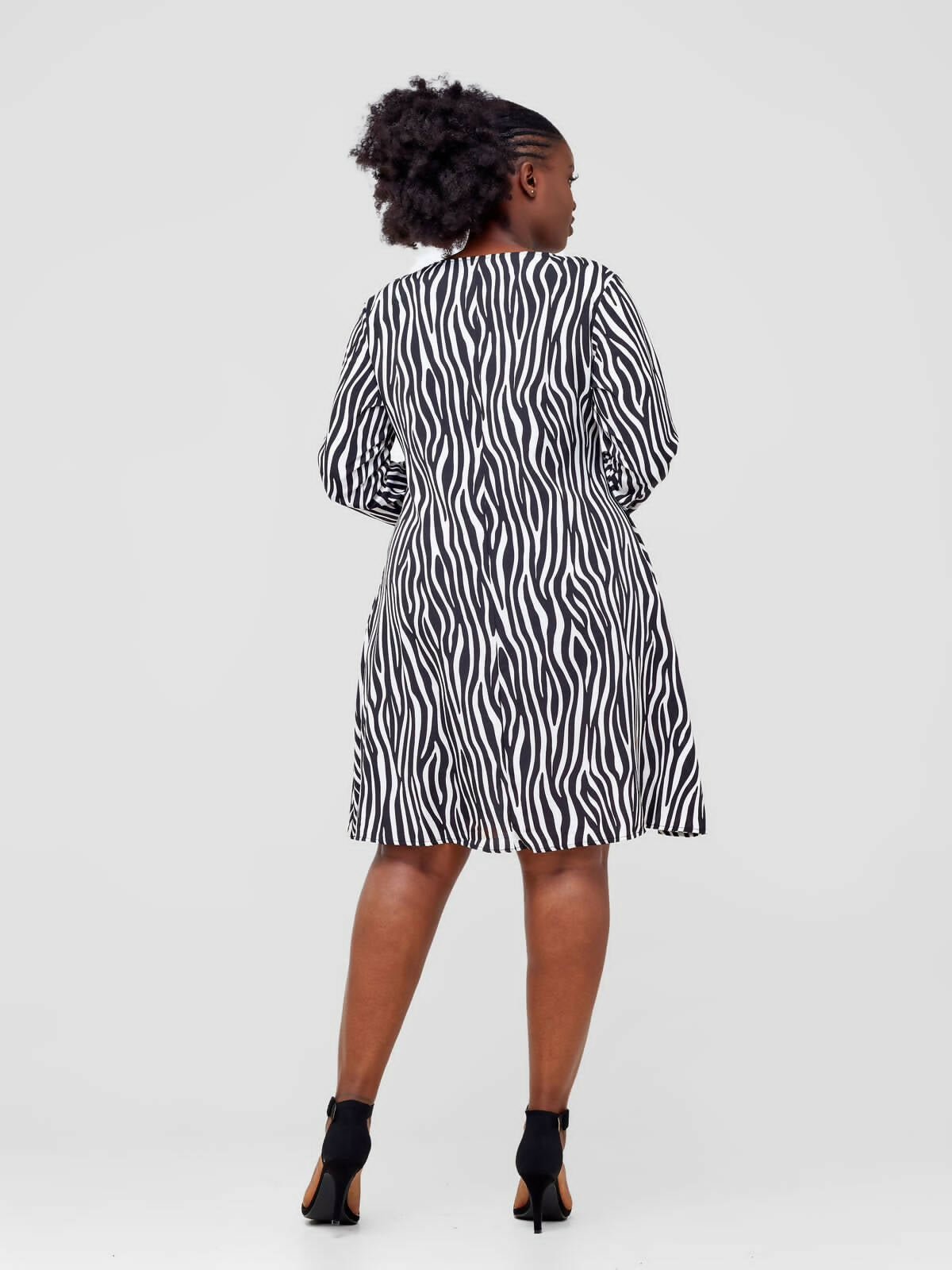 StylishSisters Dress - Black / White - Shopzetu