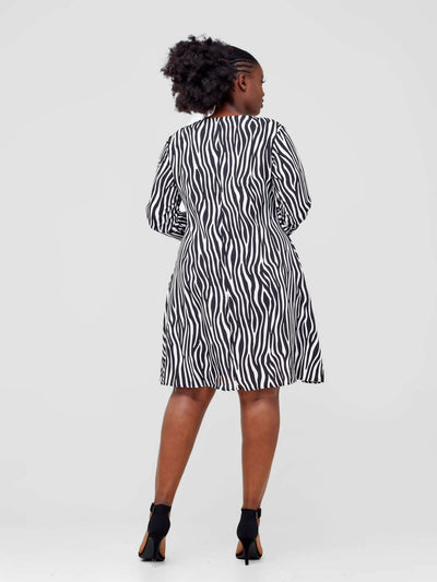 StylishSisters Dress - Black / White - Shopzetu
