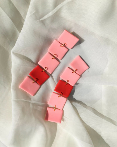 Nibui Ola Earrings Pink - Shop Zetu Kenya