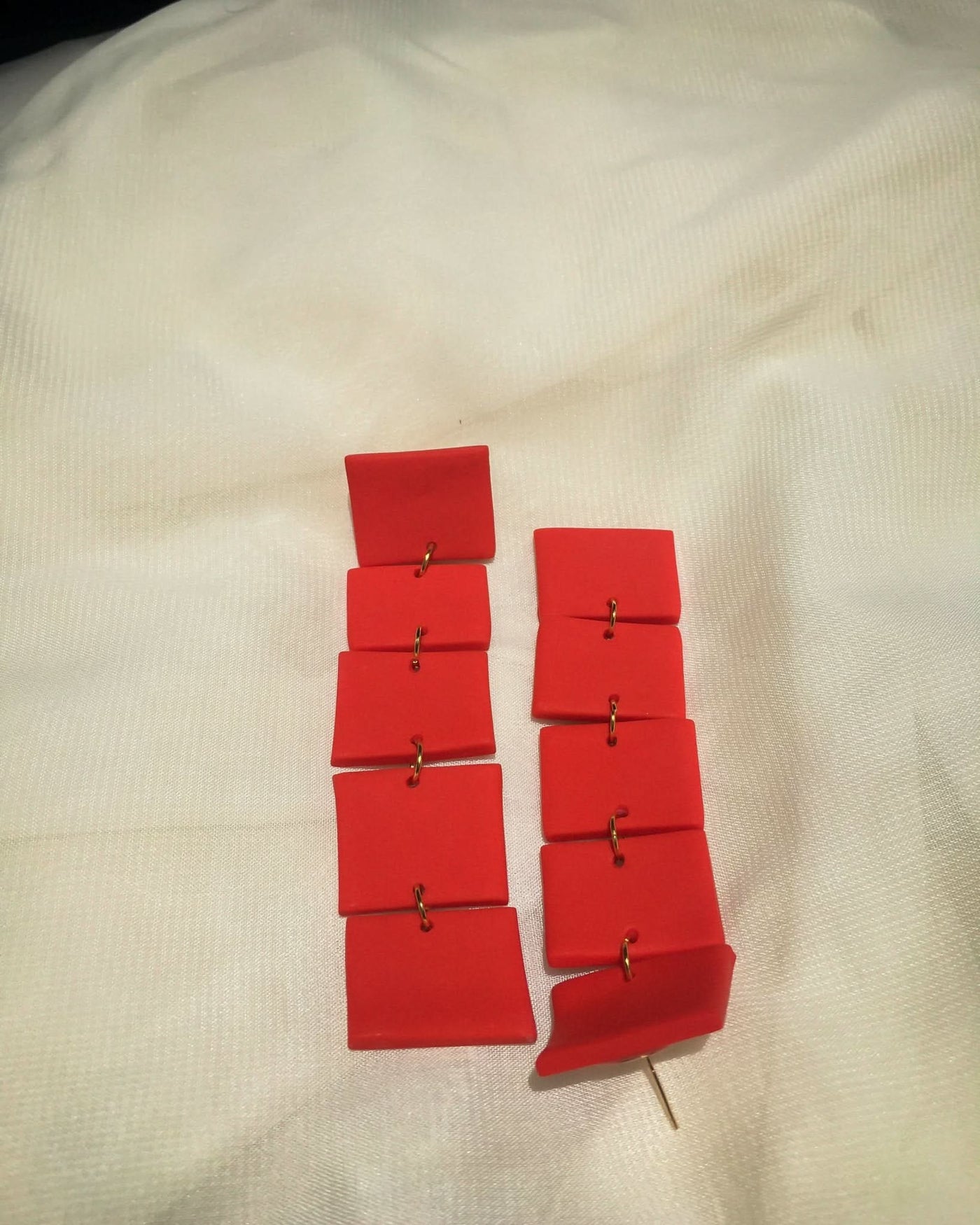 Nibui Ola Earrings Red - Shop Zetu Kenya