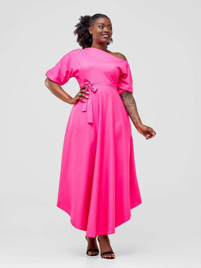 StylishSisters Dress - Hotpink - Shopzetu