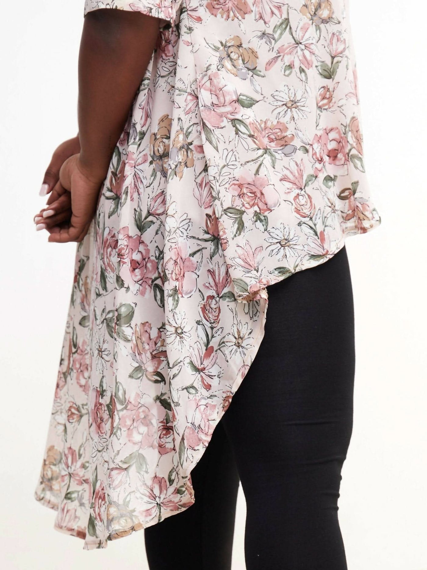 Dewuor High Low Top - Peach - Shopzetu