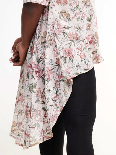 Dewuor High Low Top - Peach - Shopzetu