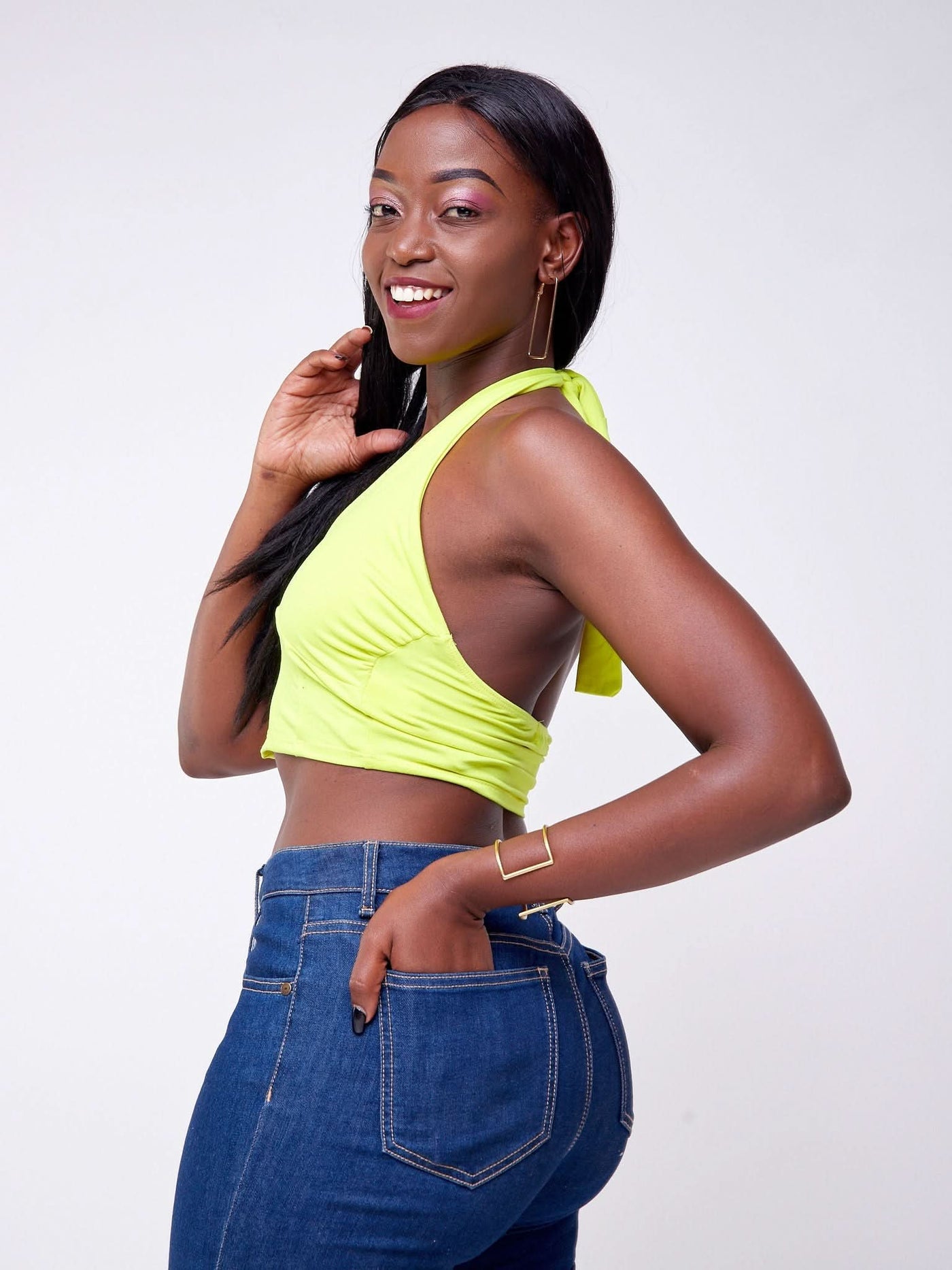 Popular 21 Key Hole Halter with Seamed Body - Sulphur Springs - Shop Zetu Kenya