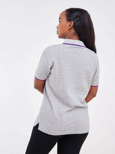 Hessed Unisex Polo T-Shirts - Grey - Shopzetu