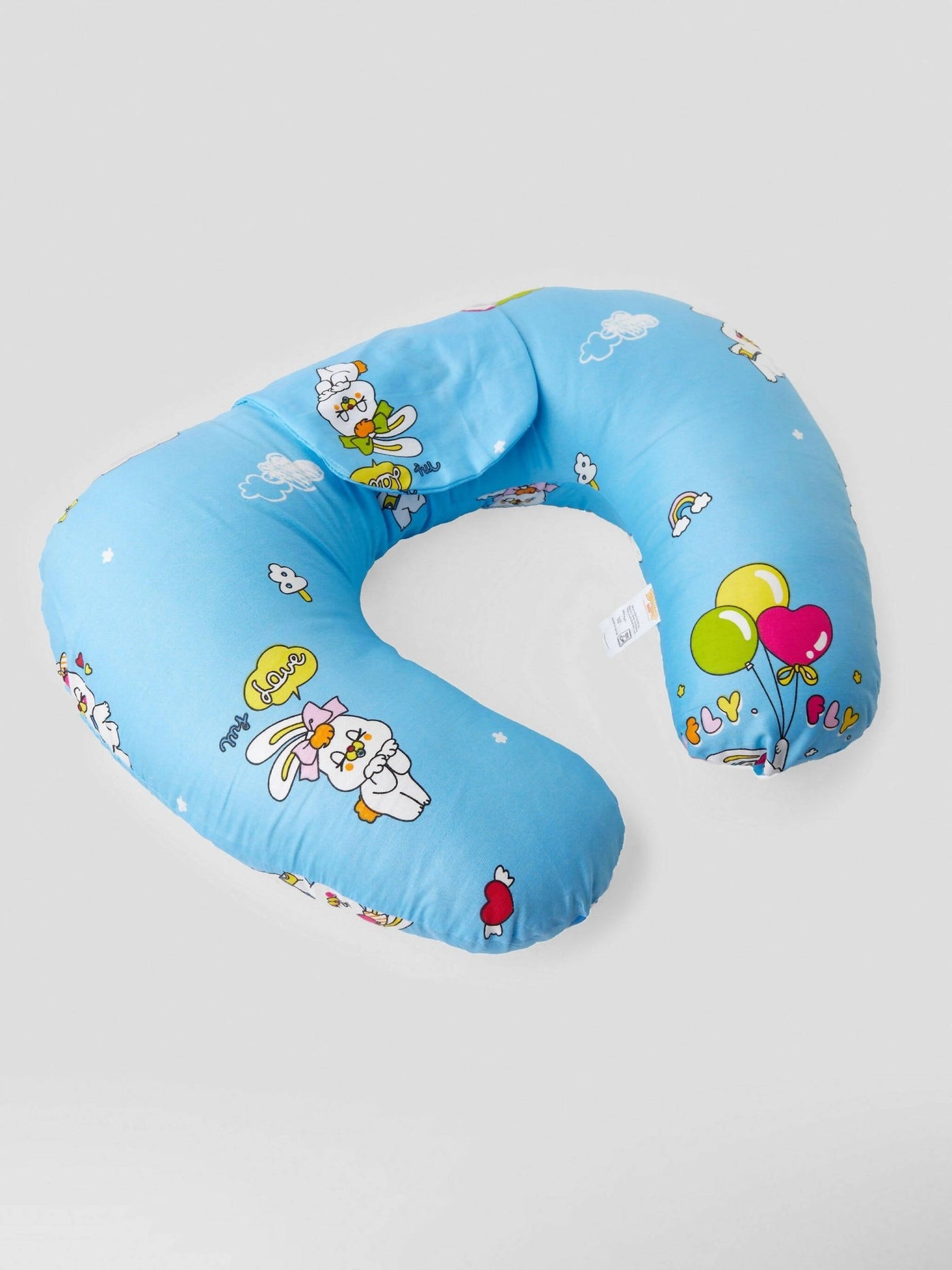 Baby Banda Premium Breastfeeding Pillow - Blue - Shopzetu