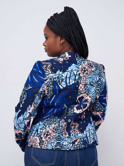 Izulu Elerai Blazer - Blue - Shopzetu