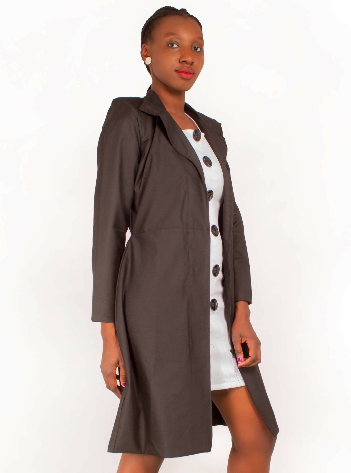 Da'joy Fashions Osiris Coat - Black - Shopzetu