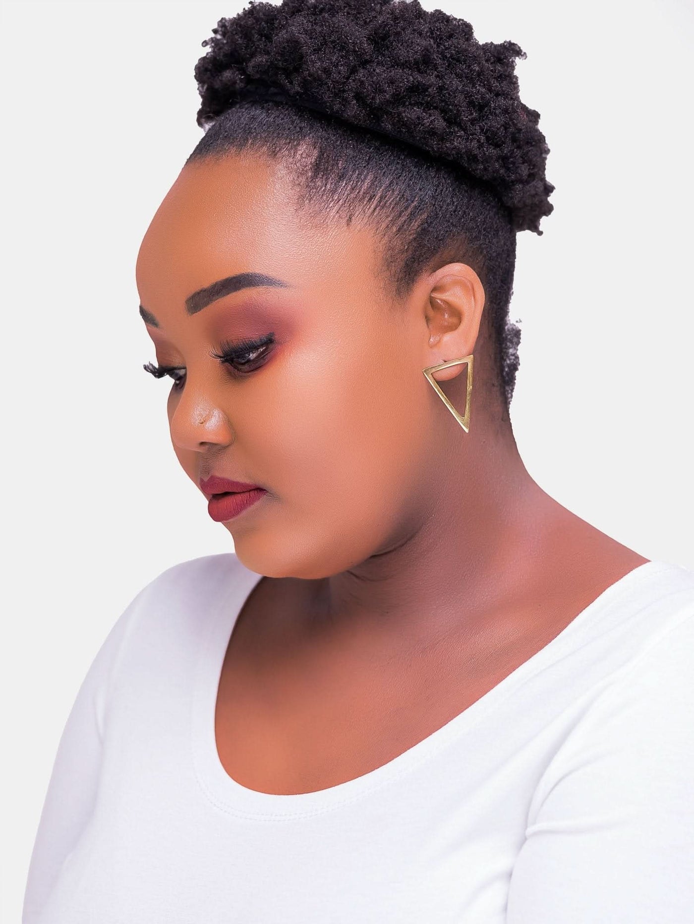 Soko Large Triangle Earrings - Shop Zetu Kenya