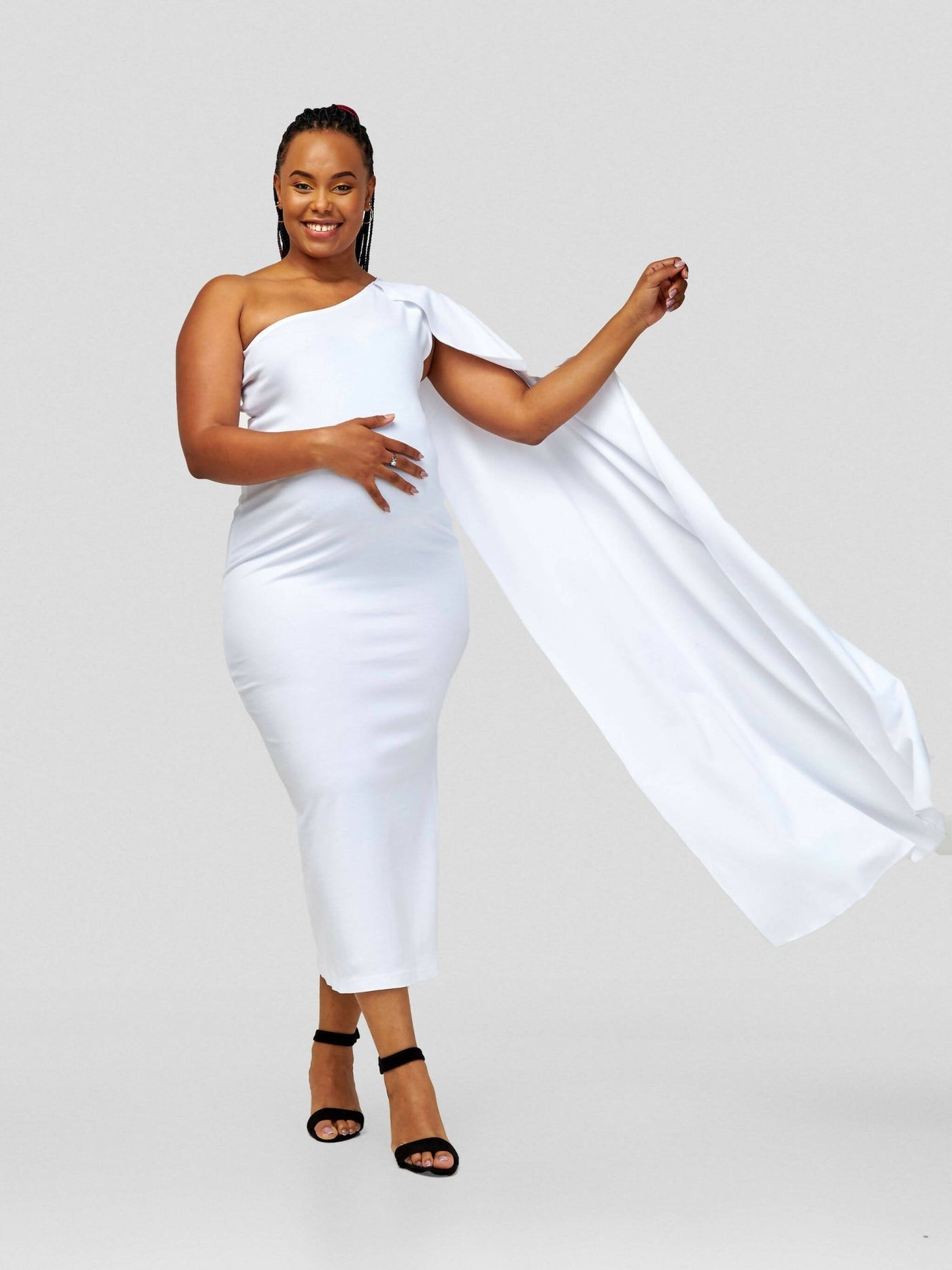 Vintlyne Pauline Dress - White - Shopzetu