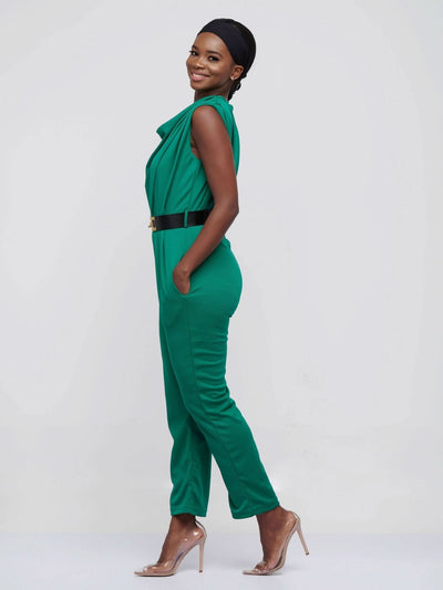 The Fashion Frenzy Inaya Jumpsuit - Green - Shop Zetu Kenya