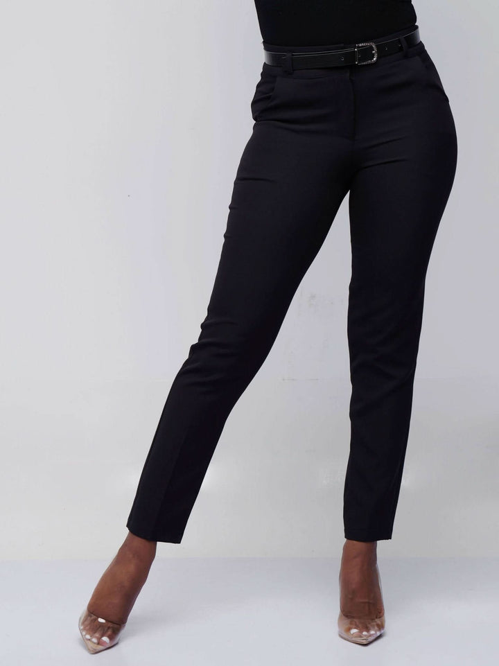 The Fashion Frenzy Trouser - Black - Shop Zetu Kenya