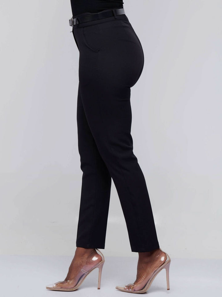 The Fashion Frenzy Trouser - Black - Shop Zetu Kenya