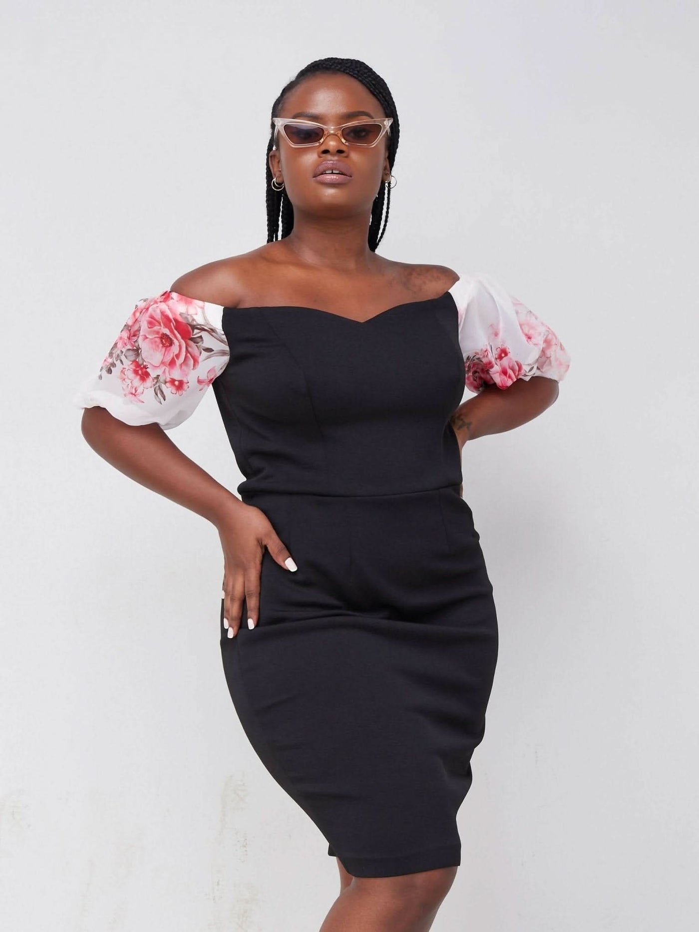 Purple Thread Orion Dress - Black - Shopzetu